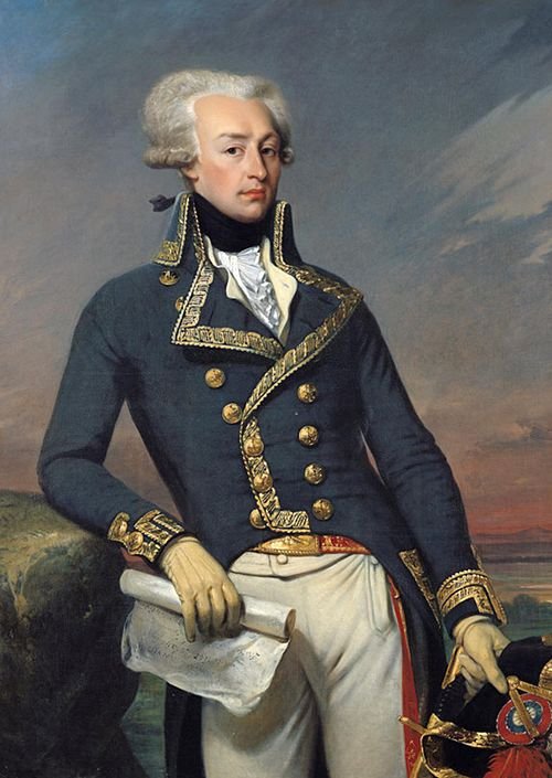Portrait du marquis de La Fayette peint par Joseph-Désiré Court.