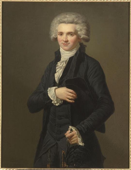 Portrait de Robespierre en habit de député du tiers état, d’après Adélaïde Labille-Guiard.