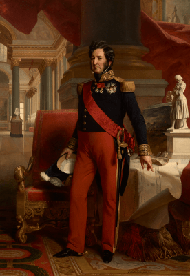 Portrait de Louis-Philippe peint par Franz-Xaver Winterhalter