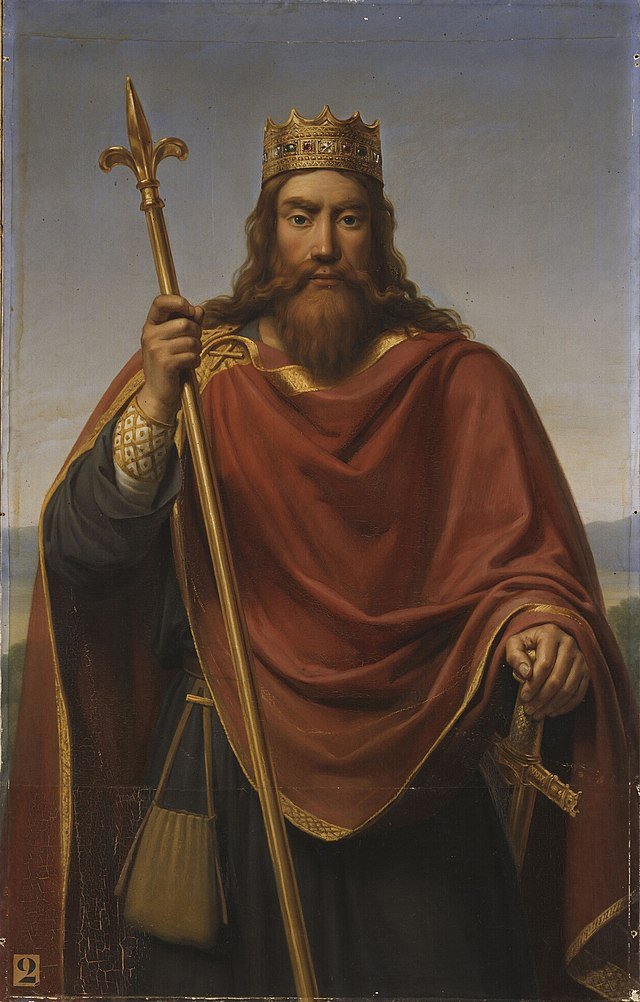 Portrait de Clovis peint par François-Louis Dejuinne